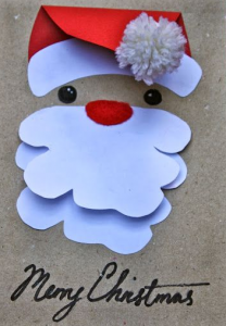Christmas Making cards for kids