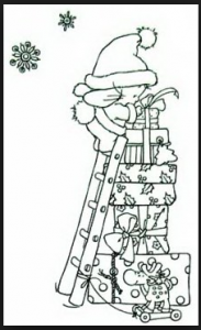 Religious Christmas Rubber Stamps