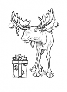 christmas 2014 rubber stamps for card making