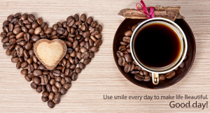 good morning image with cofee
