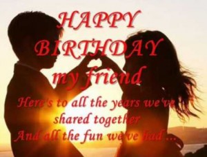 wonderful Funny happy birthday wishes to best friend poems with image