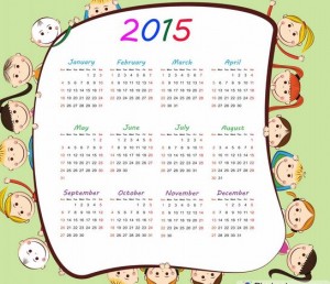 good new year calender 2015 with holidays printable share online for kids children