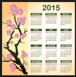 business new year calender 2015 with holidays printable share online
