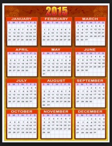wonderful printable new year calender 2015 with holidays easy share online for kids children