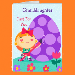 granddaughter easter wishes greetings cards grandpaernts grandmother grand father