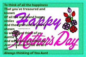 funny mothers day poems for aunts 2015 for whatsapp