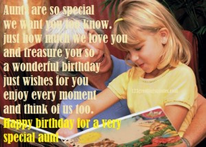 happy birthday wishes for a special aunt