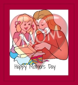 how to draw mothers day cartoons