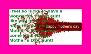 happy mothers day poems for aunts 2015
