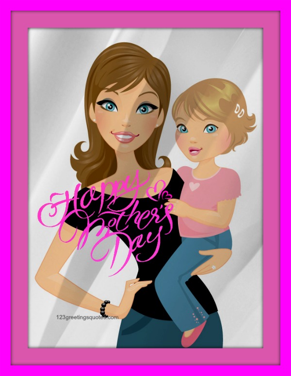 Funny Mothers Day Cartoons Pictures for Kids 2015