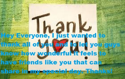 Thank You Quotes For Birthday Wishes