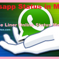 Whatsapp Status in Marathi - Best One Liner Online Status Message