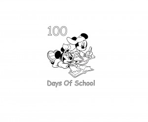 100th day of school coloring pages printable
