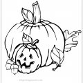 Free pumpkin coloring pages to print