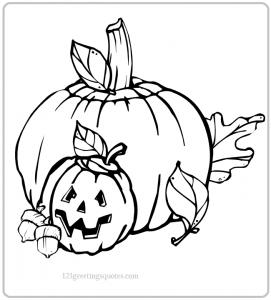 Free pumpkin coloring pages to print