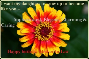 Happy birthday Mother-In-Law