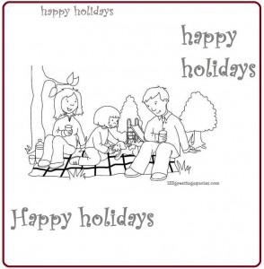 holiday coloring pages to print for kids