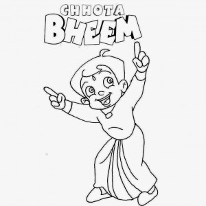 Chota Bheem Coloring pages