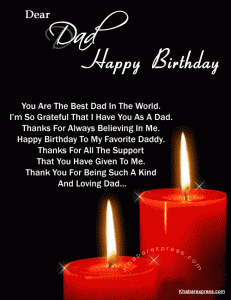 birthday wishes animated cards for dad