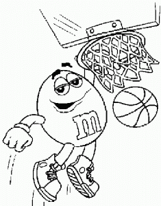 m&m coloring pages to print