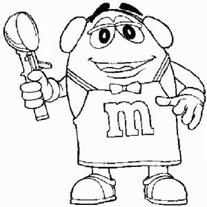printable m&m coloring pages for kids
