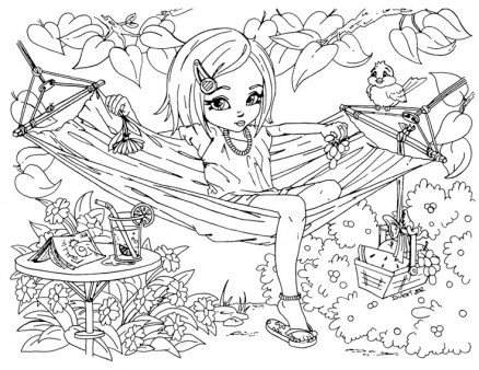 spring coloring pages for kids children