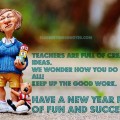 Happy New Year 2016 Messages For Teacher
