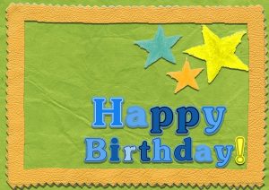 Birthday Card Template for kids