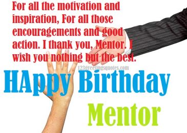 Best Birthday Wishes For Your Mentor