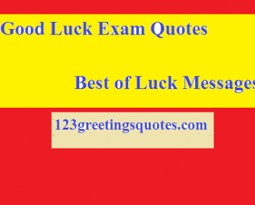 Funny and Good Luck Exam Quotes || Best of Luck Messages