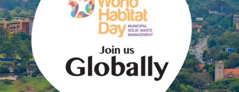 World Habitat Day 2018 Theme Date Activities Poster Information Celebration