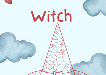 valentnes witch coloring book